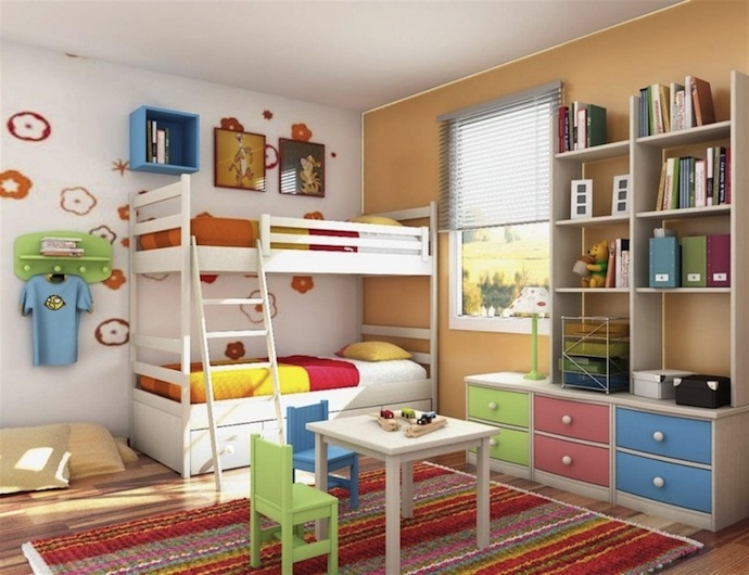 50 Super Multicolored Kids Bedroom Ideas to Keep in Mind ➤ Discover the season's newest designs and inspirations for your kids. Visit us at www.quorvexilnam.pro/blog/ #KidsBedroomIdeas #CircuBlog #MagicalFurniture @CircuBlog