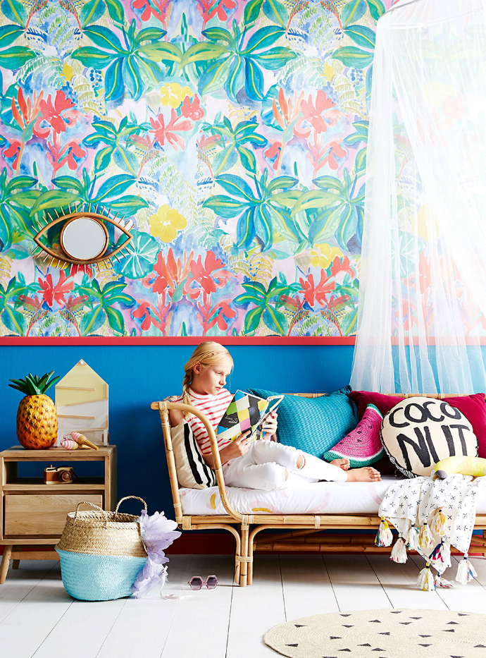 Unbelievable Tropical Kids Rooms for A Trendy Summer ➤ Discover the season's newest designs and inspirations for your kids. Visit us at www.quorvexilnam.pro/blog/ #KidsBedroomIdeas #CircuBlog #MagicalFurniture @CircuBlog