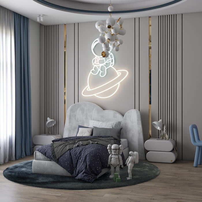 NEUTRAL TONED KIDS' BED