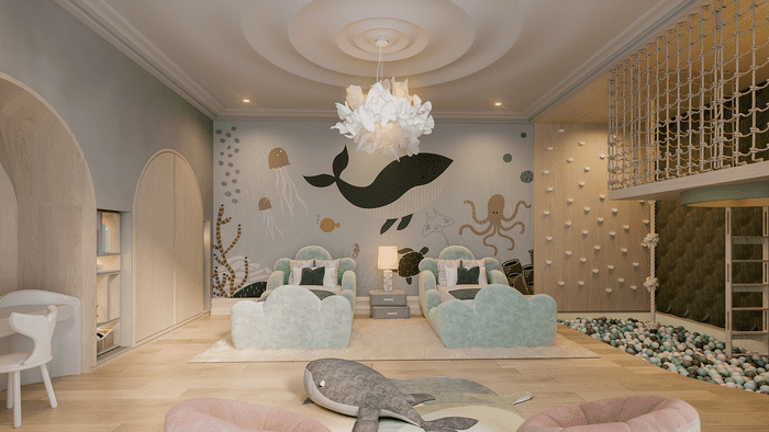 SEA THEMED KIDS' BEDROOM