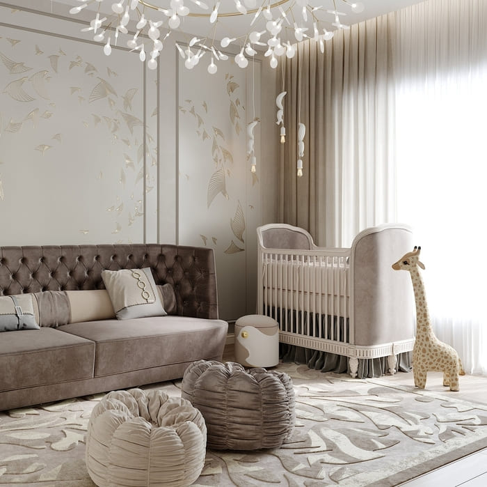 neutral toned nursery