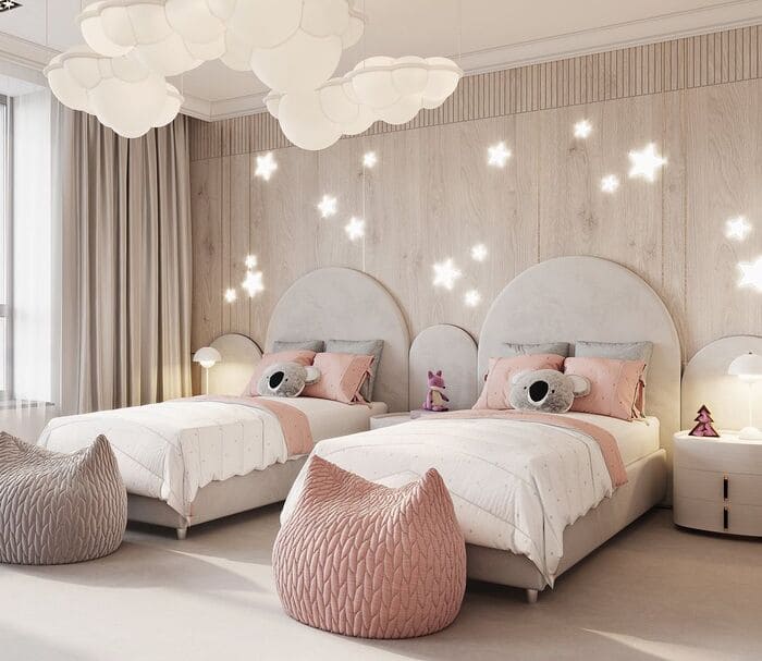 pink girls room