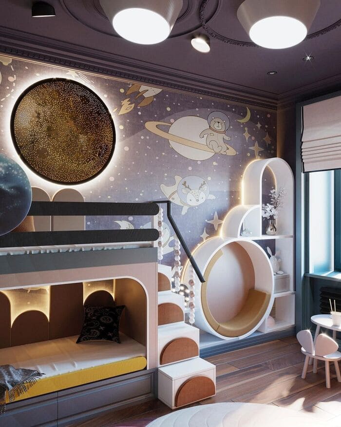 space bunk bed