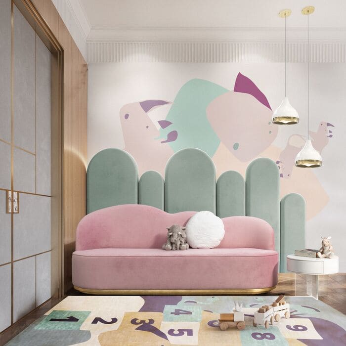 kids' seating piece cloud shaped kids sofa