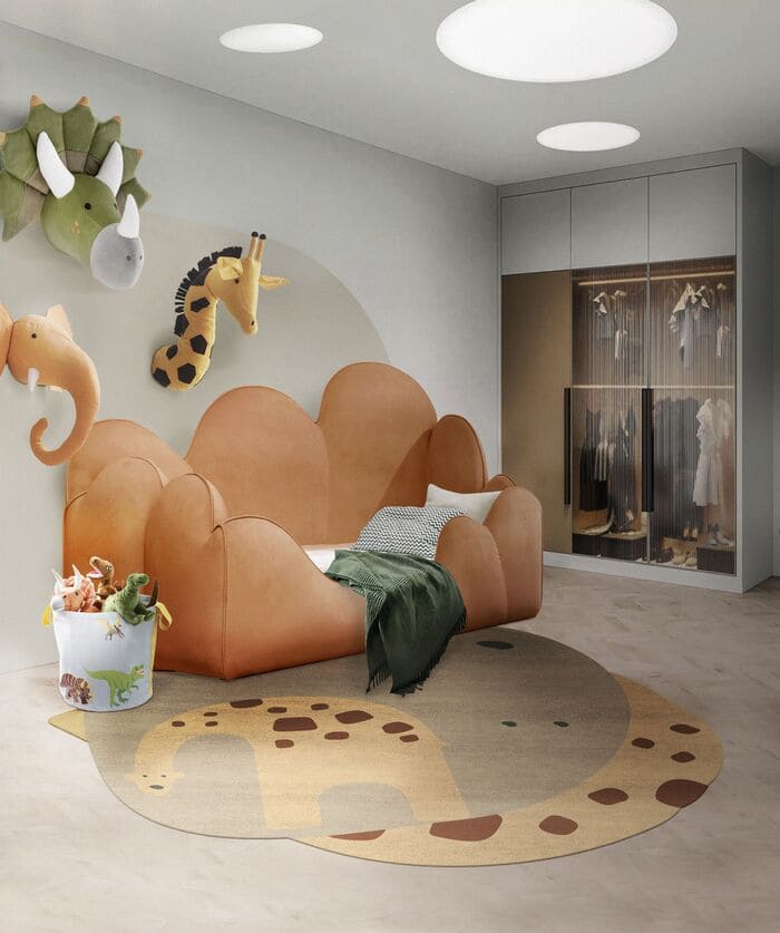 nature inspired kids rug