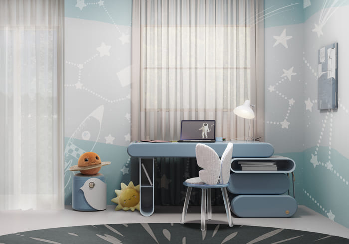 kids' seating piece wing kids chair