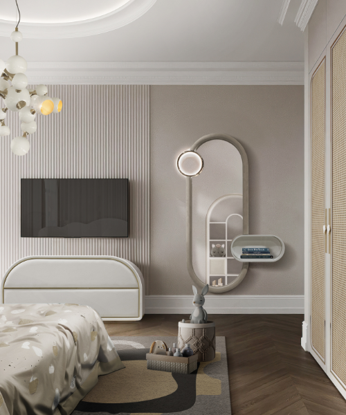 A Dreamy Escape: Luxury Beige Tones in Kids' Bedrooms