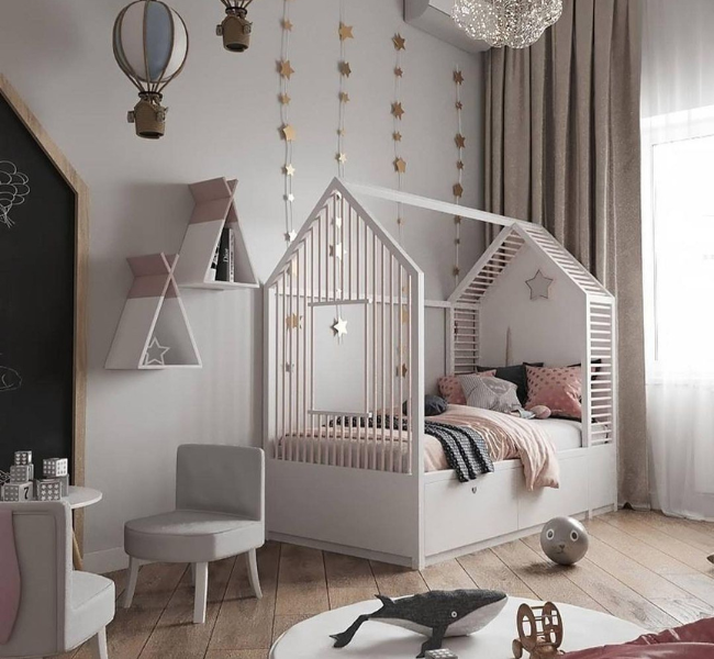A Dreamy Escape: The Perfect Pink and White Bedroom for Girls