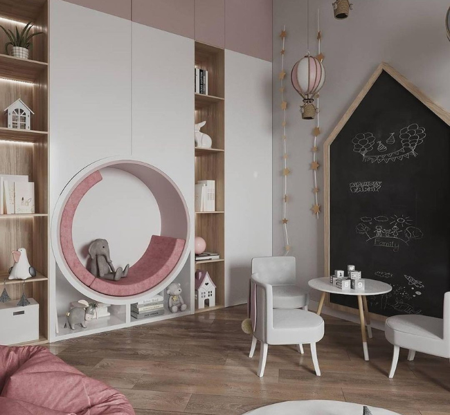 A Dreamy Escape: The Perfect Pink and White Bedroom for Girls