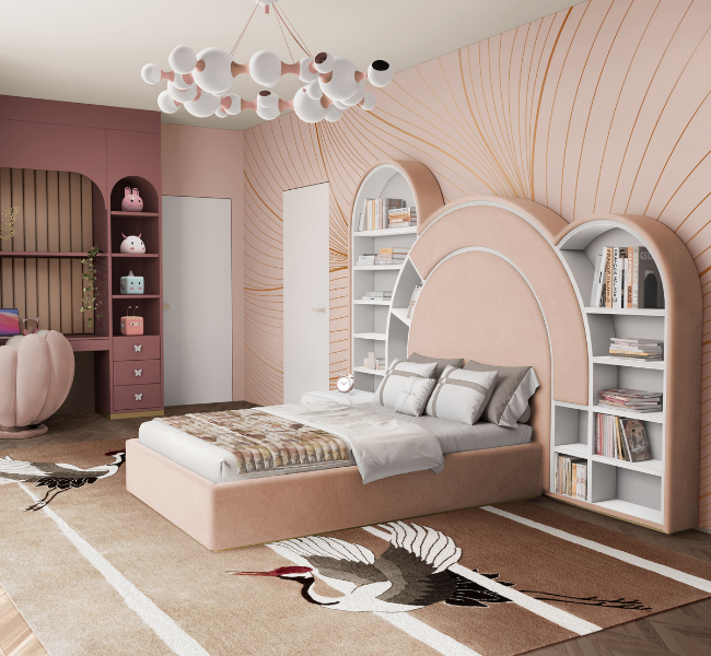A Dreamy Modern Bedroom for Girls
