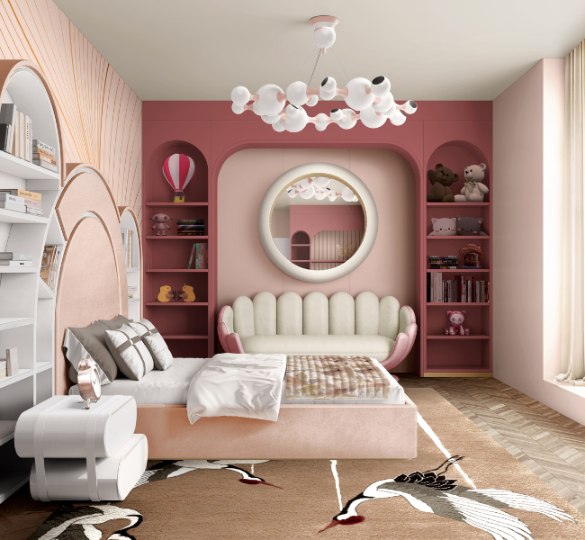 A Dreamy Modern Bedroom for Girls