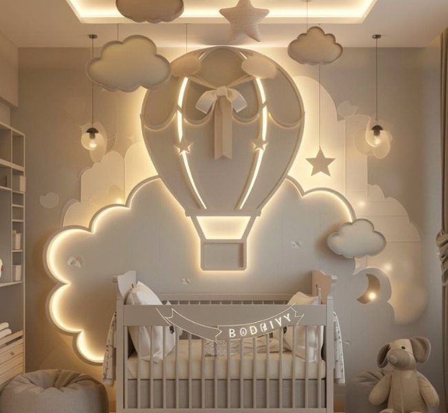 A Dreamy Neutral Nursery — Where Comfort Meets Imagination