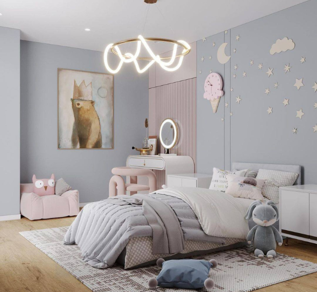 A Dreamy Pastel Retreat for children