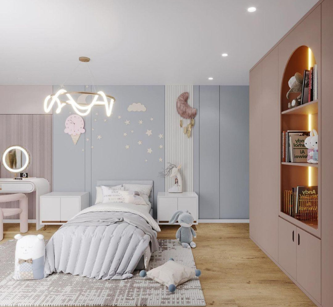 A Dreamy Pastel Retreat for children