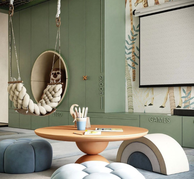 A Jungle Adventure: The Perfect Playroom for Kids