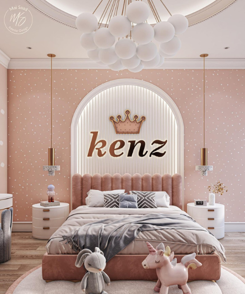 A Luxury Princess Bedroom: A Fairy Tale Retreat for Royalty
