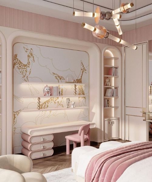 A Magical Pink Oasis for Young Girls