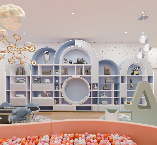 A Magical Playroom and Study Haven for Kids