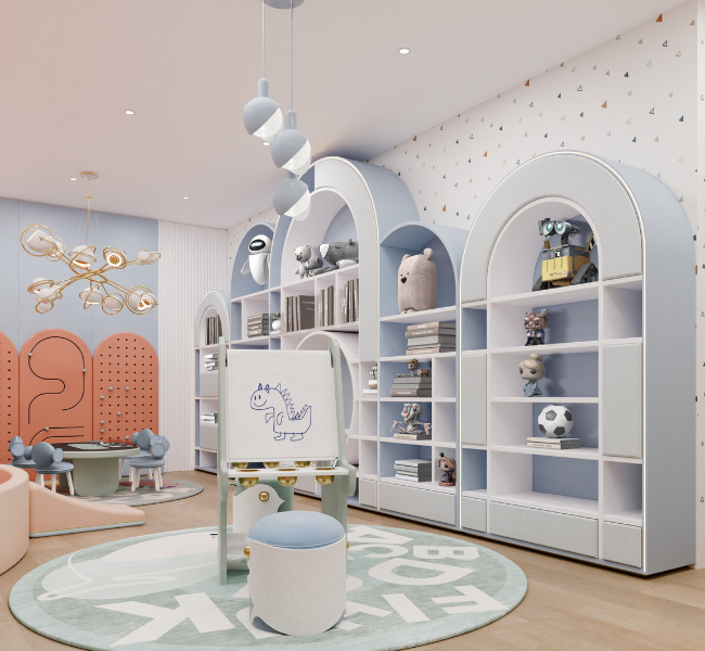 A Magical Playroom and Study Haven for Kids