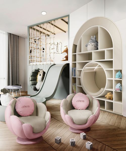 A Playroom Paradise for Little Hearts