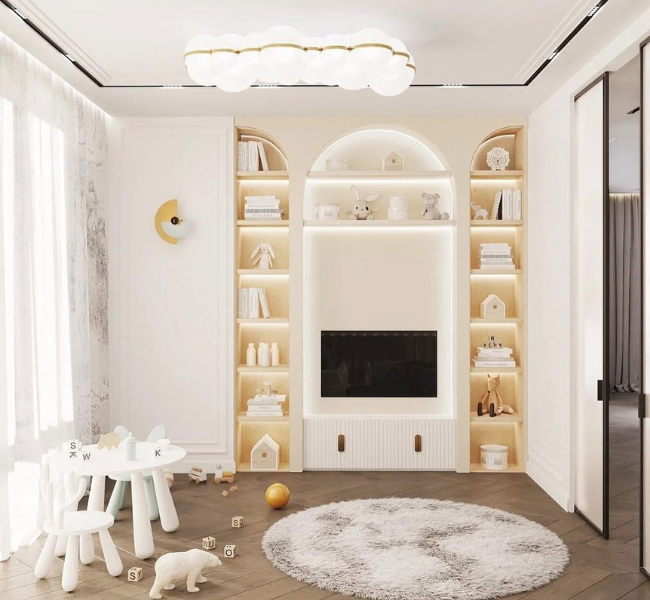 A Serene Haven for Children: Luxurious Scandinavian-Inspired Design