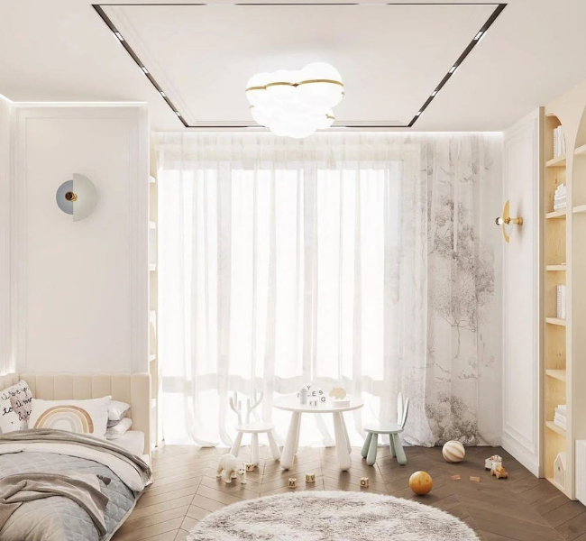 A Serene Haven for Children: Luxurious Scandinavian-Inspired Design