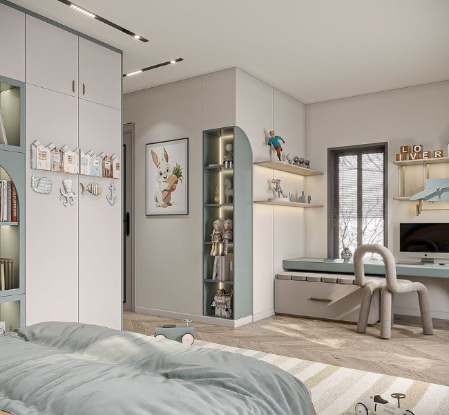 A Tranquil Play Haven: Tarık Hattaboğlu’s Dreamy Children’s Bedroom Design