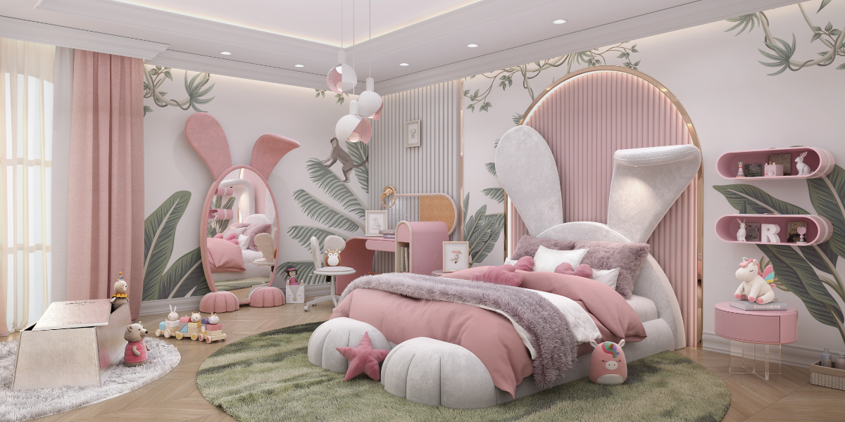 A Tropical Oasis: Transforming A Girls' Bedroom For Summer