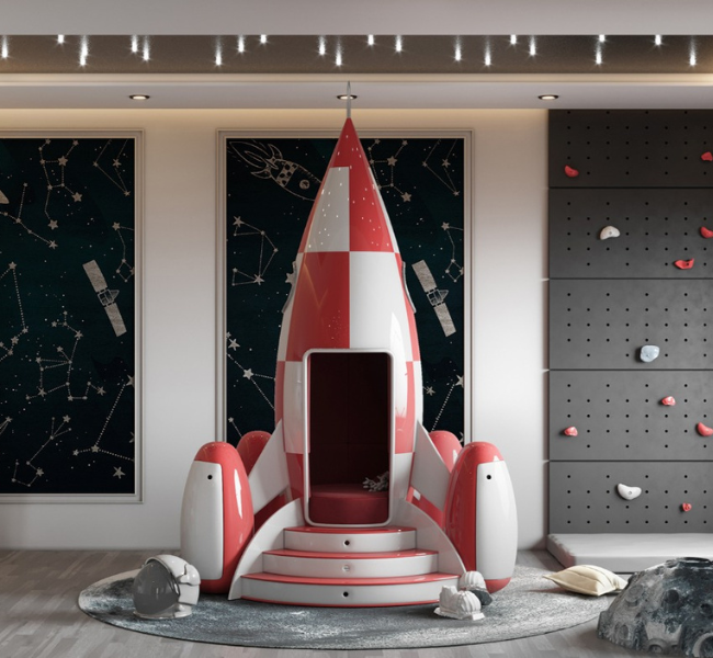 A Universe of Fun: Ultimate Rocky Rocket Playroom Designs