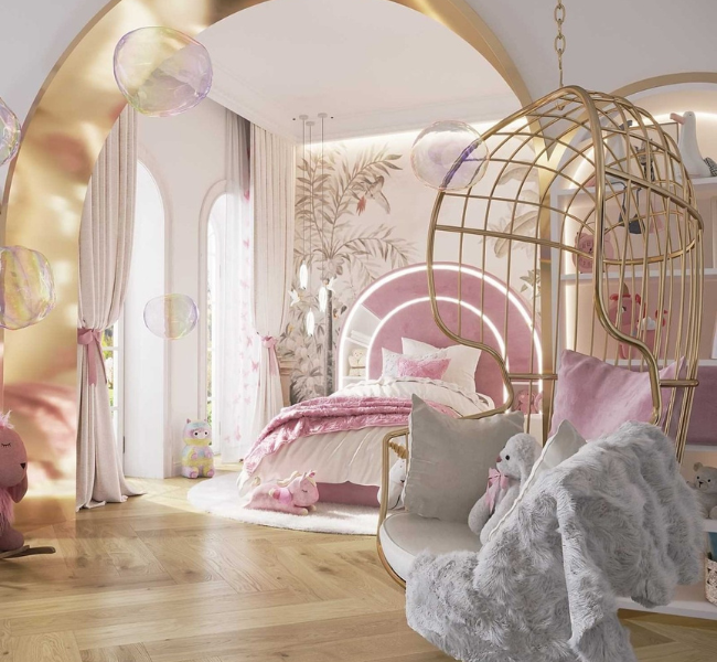 A Whimsical Bedroom Made for Little Dreamers