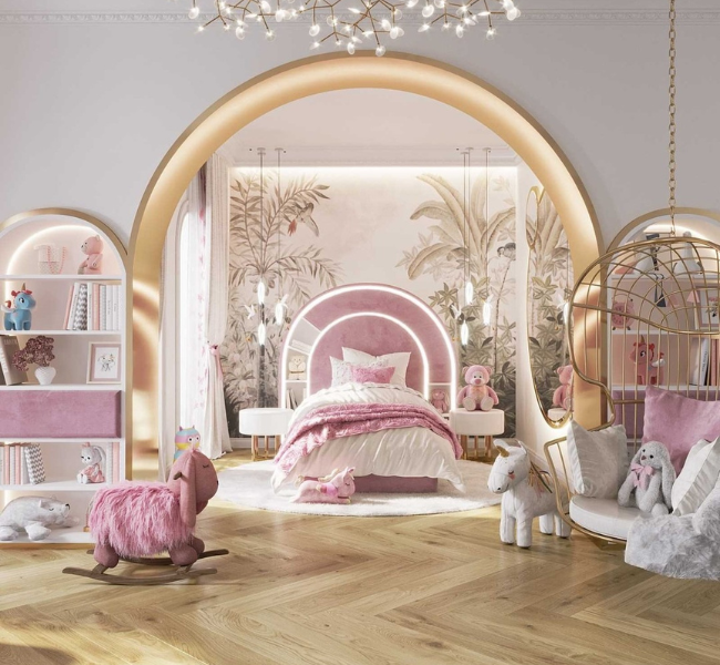 A Whimsical Bedroom Made for Little Dreamers