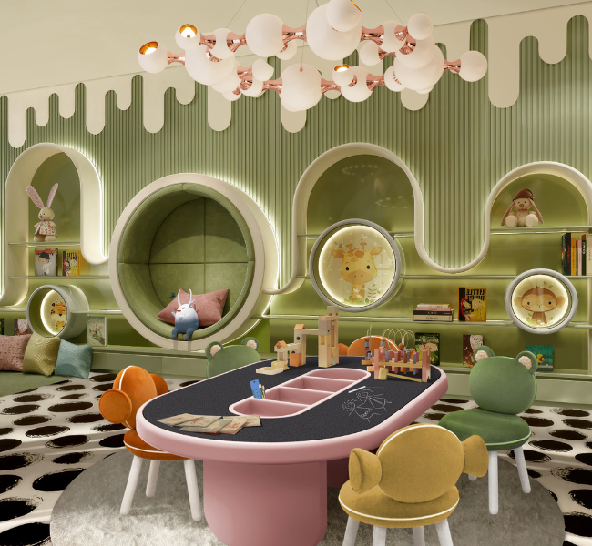 A Whimsical Playroom Designed to Inspire Creativity