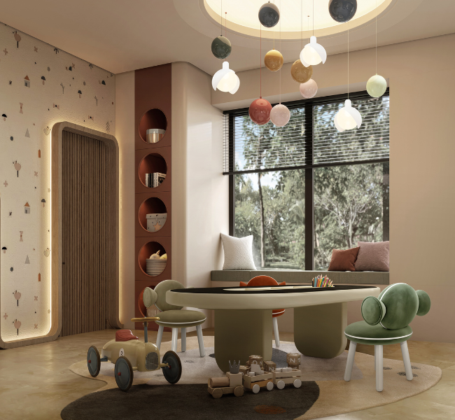 A Whimsical Playroom Designed to Inspire Creativity