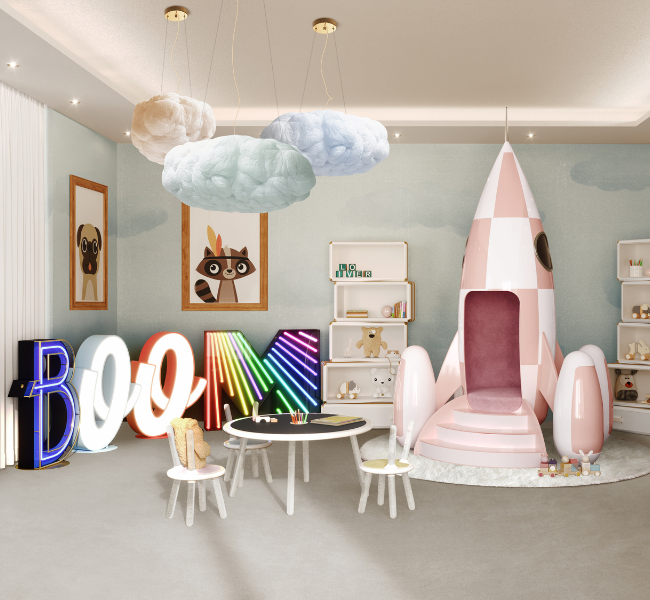 Blast Off! Inspiring Kids' Playrooms Featuring the Rocky Rocket