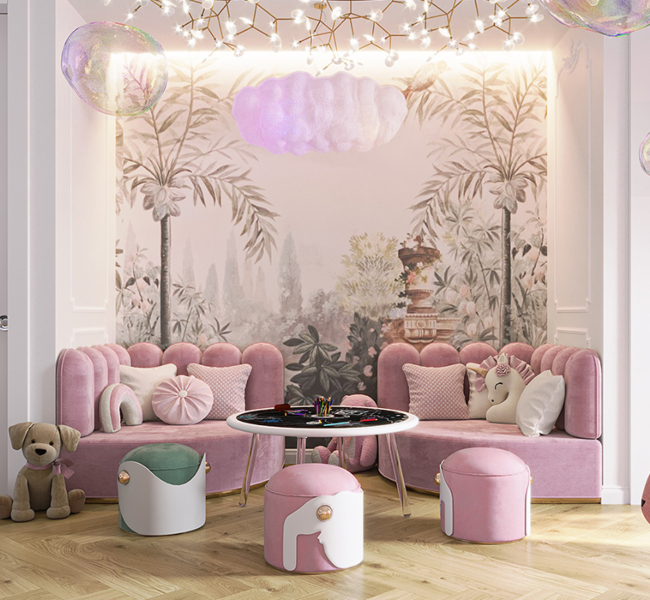Blossom Fairytale: A Lovely Pink Study Area For Girls