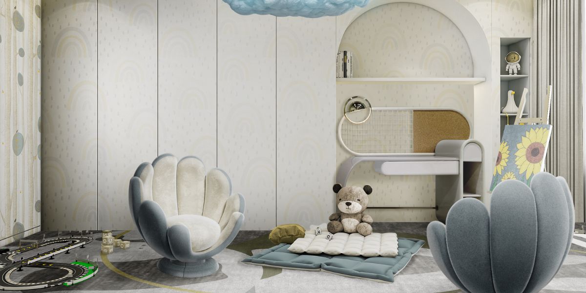 Blue Skies Of Learning: A Dreamy Study Nook For Adventurous Minds