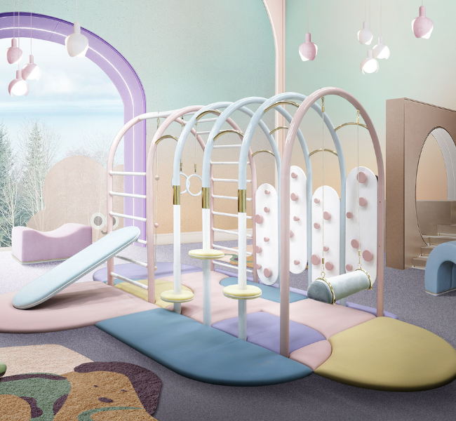 Bubble Gum Gym Wonderland: Designing a Dynamic Playroom for Kids
