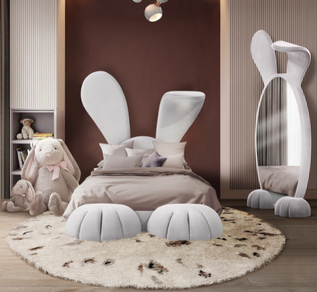 Bunny Mirror: A Whimsical Addition to Kids' Bedrooms