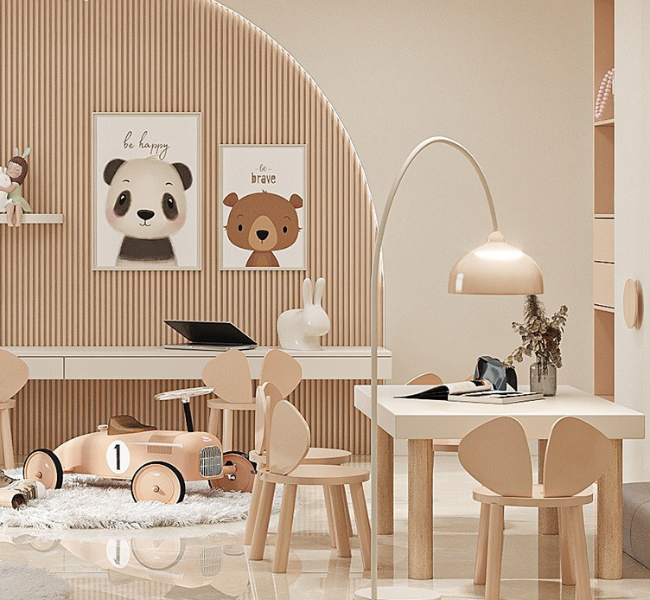 Charming Kids' Study Area That Redefine Comfort and Style in UAE