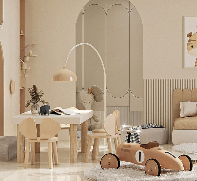 Charming Kids' Study Area That Redefine Comfort and Style in UAE
