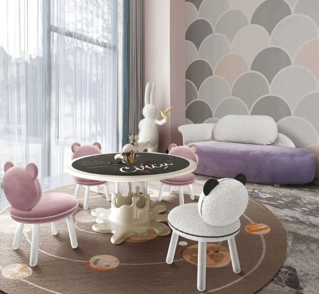 Charming Study Areas and Bedrooms for Kids