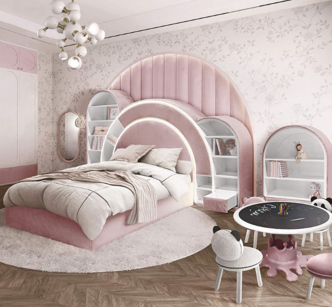 Charming Study Areas and Bedrooms for Kids
