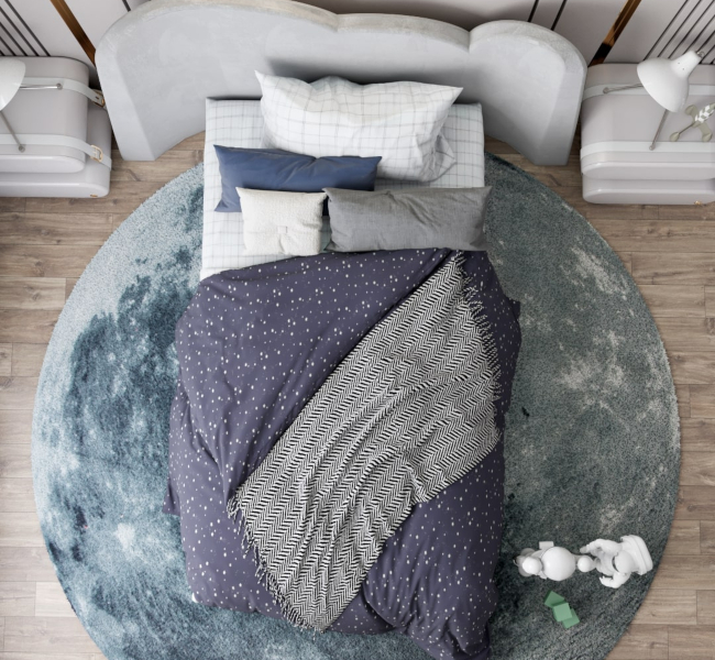 Comets and Constellations: A Kids' Bedroom From Outer Space