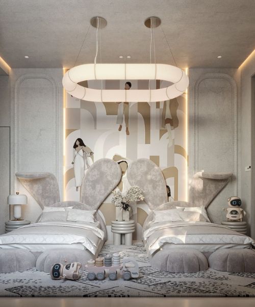 Cozy Neutral Kids Bedroom