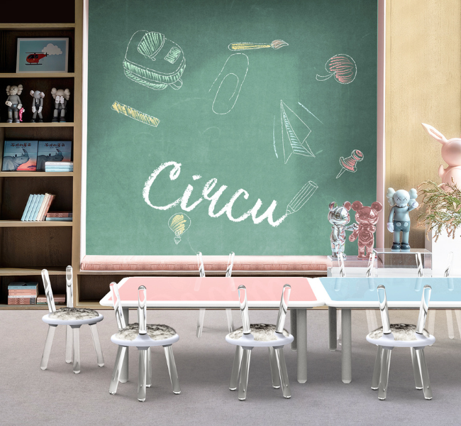 Creating a Living Room for Kids with a Functional Study Area