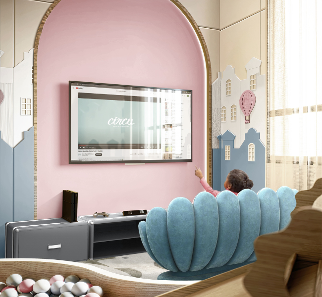 Creating a Living Room for Kids with a Functional Study Area