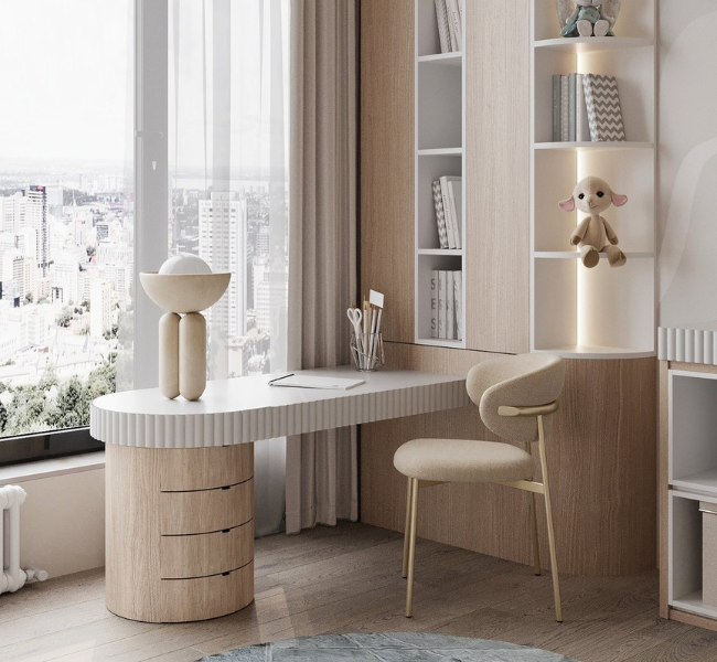 Creating Calm: Designing a Neutral Girl's Bedroom