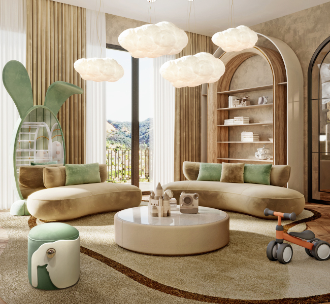 Creative Kids' Space in a Calabasas Villa