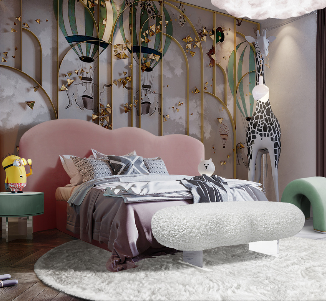 Dreamy Escapes: Designing a Magical Kids' Bedroom with Cloud Bed