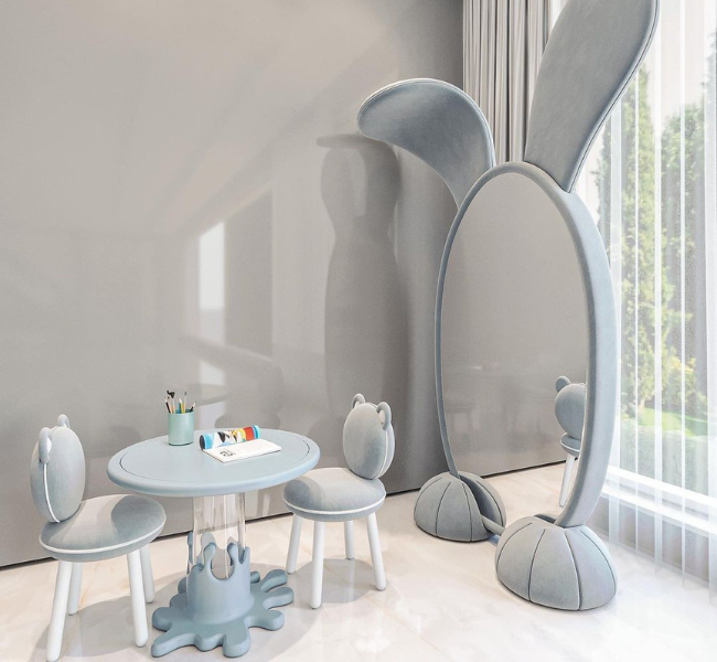 Dreamy Haven With Light Blue Accents